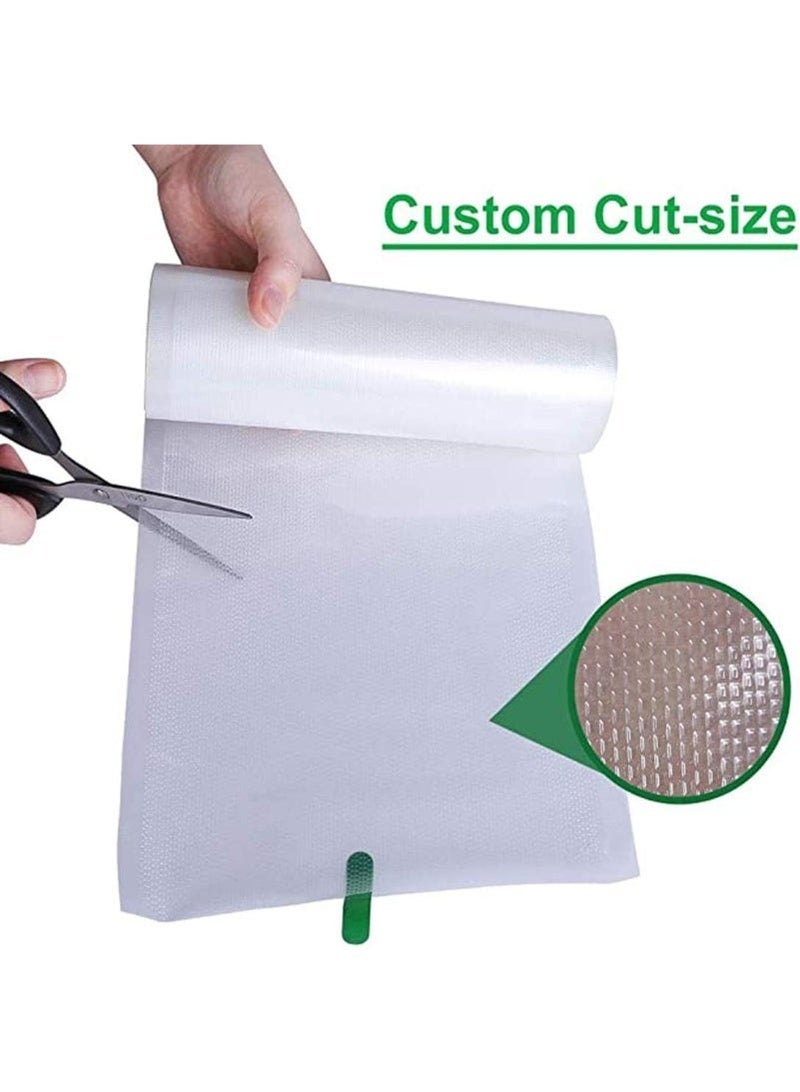 ChicAbode فراغ ختم لفة, 2 لفة فراغ ختم كيس لفة للحافظ على الأغذية, فراغ ختم الملحقات 20 × 500 سم, BPA خالية, كيس فراغ قابلة لإعادة الاستخدام, مناسبة لتخزين الأغذية الخام والمطبوخة - Image 3